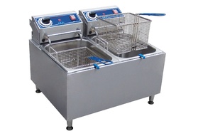 Globe 208-240V Up to 32 lbs. Electric Countertop Fryers