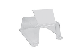 Globe Polycarbonate food shield for 30 dog roller grill